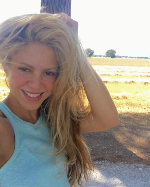 Shakira en mode nature