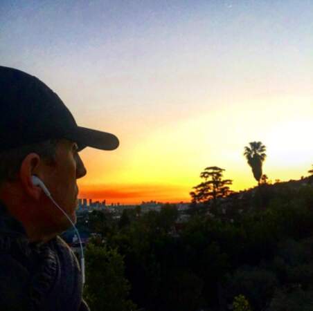Gad Elmaleh aime les couchers de soleil américains. 