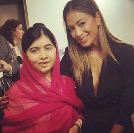 L'Américaine sait aussi donner de sa personne pour des causes qui lui tiennent à coeur, comme celle de Malala.