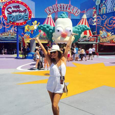 JALOUSIE : Eva Longoria était au Parc Universal Studios.