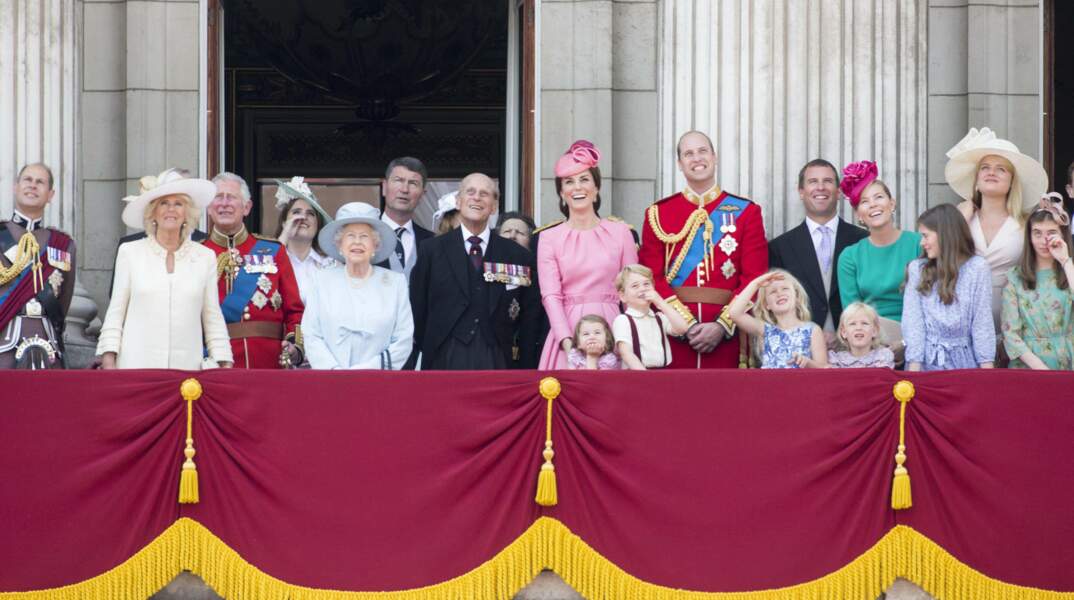 Toute la famille royale d'Angleterre était réunie à Londres pour la cérémonie Trooping the colour
