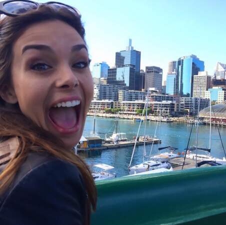 ... Et portrait australien pour Marine Lorphelin, en voyage à Sydney !