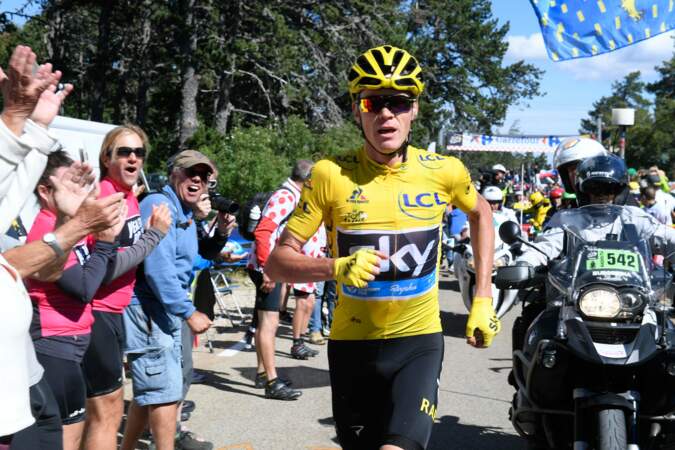 Chris Froome fait son footing, tranquillou