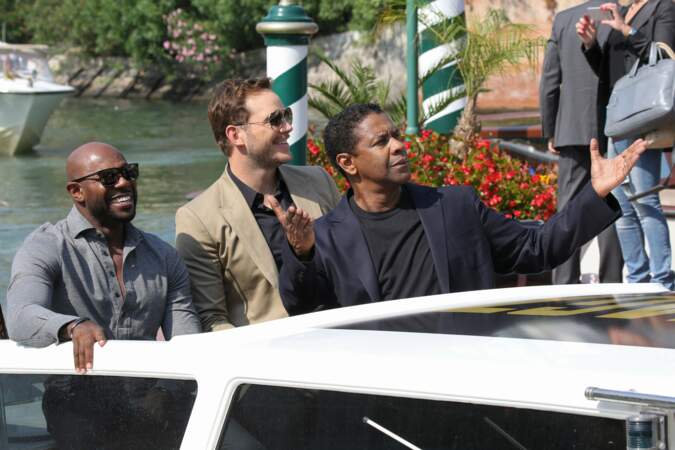 Chris Pratt, Denzel Washington et Antoine Fuqua sont sur un bateau...
