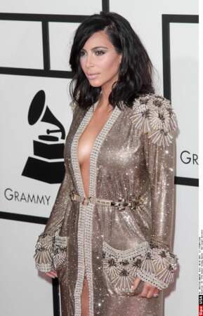 13. Kim Kardashian : Même en peignoir elle nous fait rêver... Ah c'est une robe ?! Pardon !