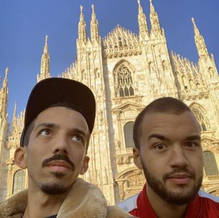 Pendant ce temps-là, Bigflo et Oli étaient de passage à Milan. 