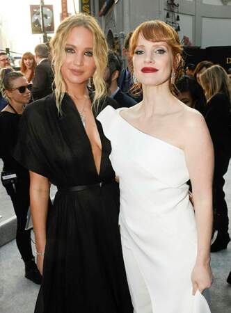 Jennifer Lawrence et Jessica Chastain