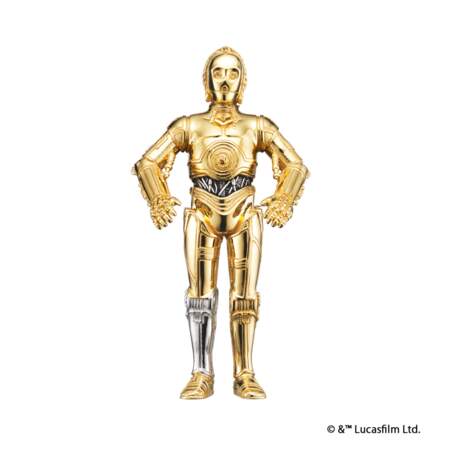 Le collier C-3PO. Heureusement, il ne parle pas ! Environ 360 €