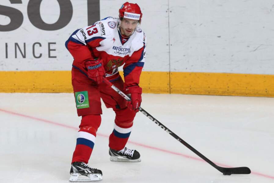 Pavel Datsyuk, le capitaine de l'équipe russe 