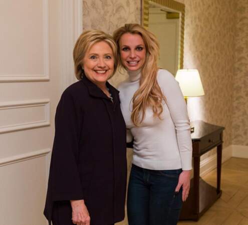Pour Britney Spears, pas de doute, GO GO GO Hillary !