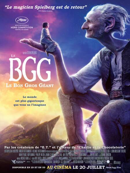 En salles le 20 juillet 2016, Le BGG : Le Bon Gros Géant