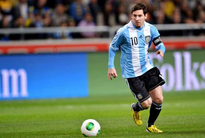 Le footballeur argentin Lionel Messi, 26 ans (lui aussi, vous l'avez certainement déjà aperçu dans des pubs)