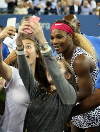 Selfie post-partie de tennis pour Serena Williams.