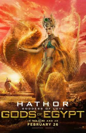 Elle sera la déesse de l'amour, Hathor ! 