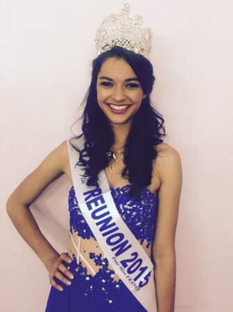Cette jeune femme s'appelle Azuima Issa et elle est la Miss Réunion 2015