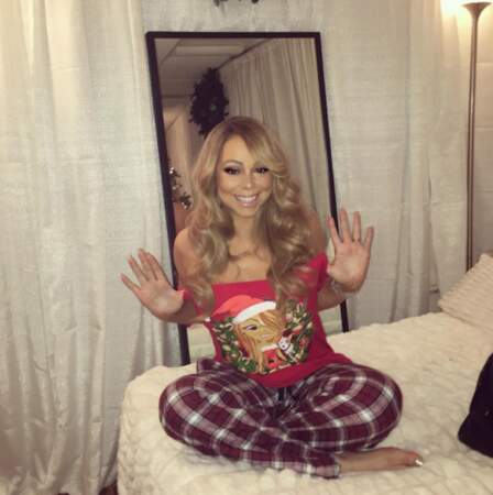 Mariah Carey est déjà prête pour Noël