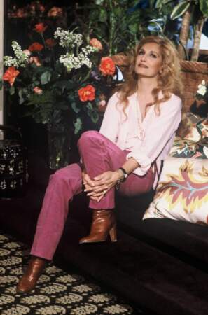 Dalida au festival de Monte Carlo en 1981.