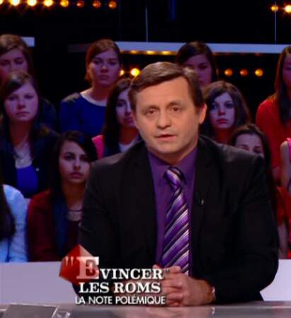 Dans la catégorie "cravate-gate" : Jean-Pierre Colombies, camaïeu de violet