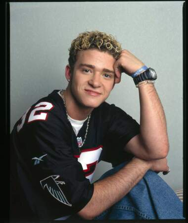 1997 : blondeur et t-shirt de basket, Justin au top de sa coolitude !  