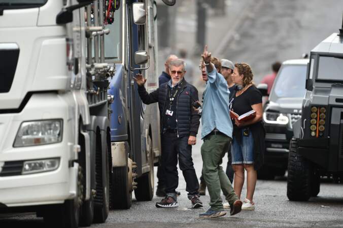 Maître Steven Spielberg à Birmingham sur le tournage de Ready Player One, son prochain film SF