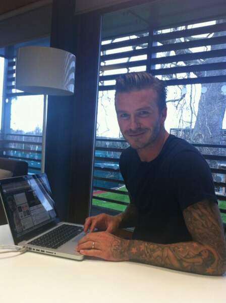 Hey David, tu chattes avec Môman Beckham ou bien ? 
