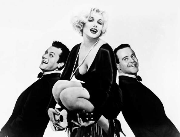 Marilyn, Tony et Jack ! Trio de choc dans "Certains l'aiment chaud"