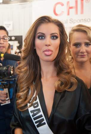 Miss Espagne a gagné la couronne de la meilleur grimace ! 