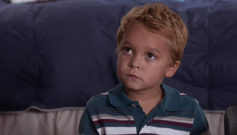À sept ans, Pierce Gagnon a incarné Logan, le fils caché de Clay. Quasiment encore plus mignon que Jamie ! 