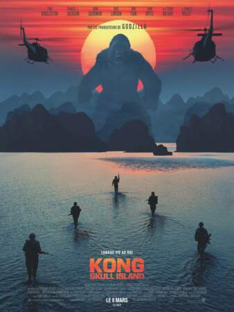 En 2017, Kong (qui n'est plus king) vit maintenant dans l'océan Pacifique sur Skull island.