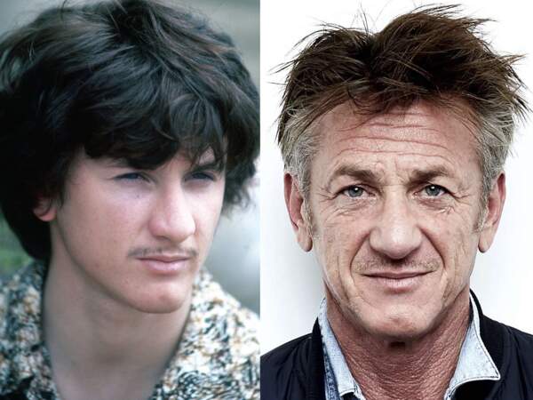 Le bad boy du cinéma, Sean Penn, ne quitte pas sa fine moustache 