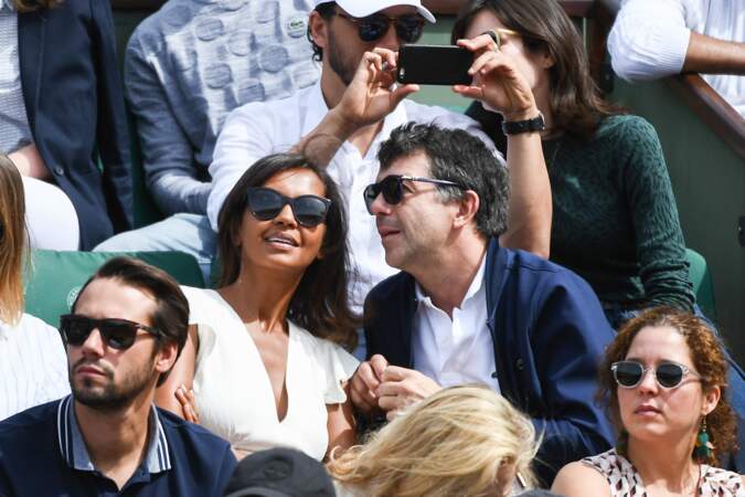 Il y avait du beau monde, comme Karine Le Marchand et Stéphane Plaza ce week-end de Pentecôte à Roland-Garros