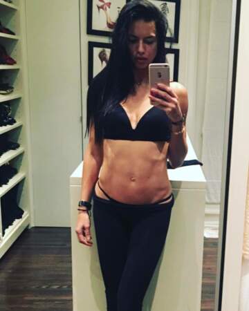 Selfie lingerie pour Adriana Lima. 