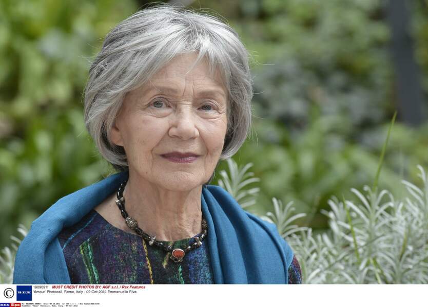 Emmanuelle Riva, actrice, le 27 janvier 2017 (89 ans)
