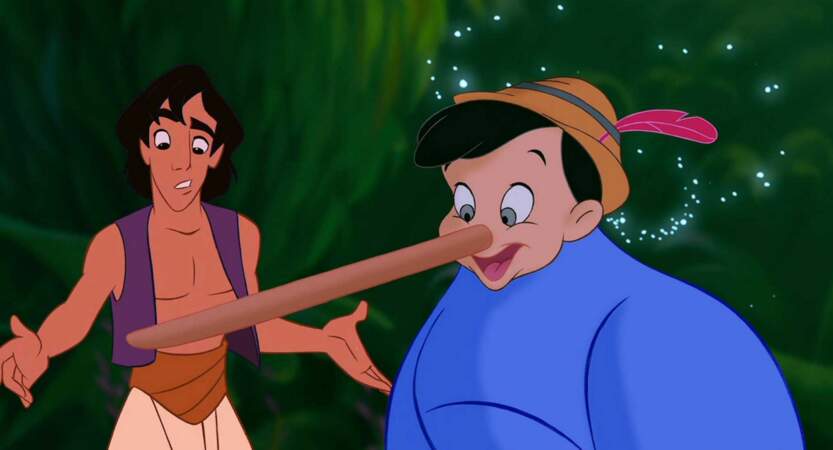 Aladdin : Le génie prend l'apparence de Pinocchio