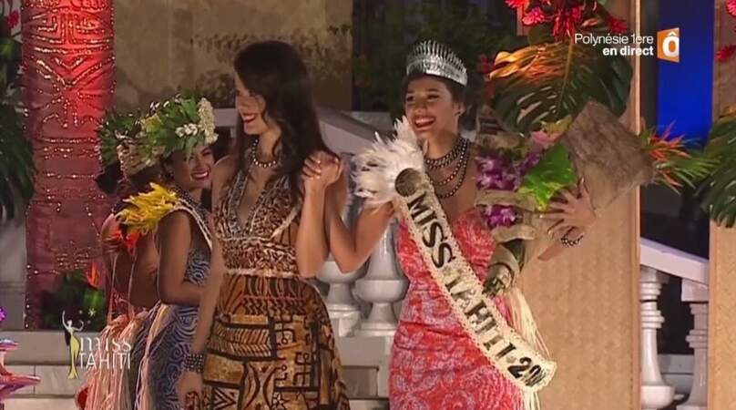 Turouru Temorere (21 ans), Miss Tahiti, élue à Papeete le 23 juin 2017
