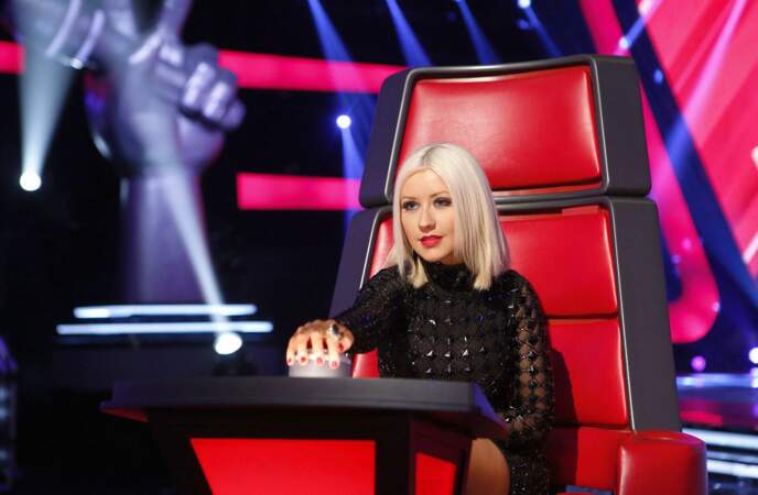 Christina Aguilera, présente sur The Voice USA pour les saisons 1, 2, 3 et 5 