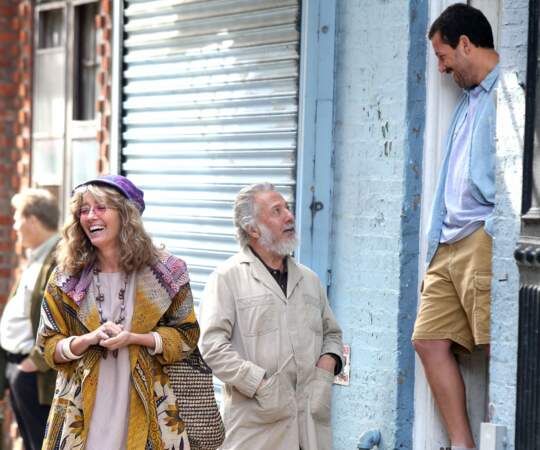 Emma Thompson, Dustin Hoffman et Adam Sandler tournent The Meyerowitz Stories, une future comédie 
