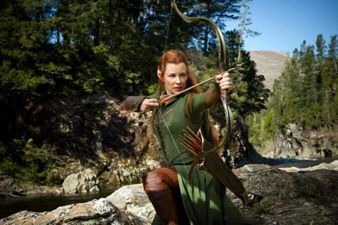 Evangeline Lilly dans Le Hobbit : La désolation de Smaug
