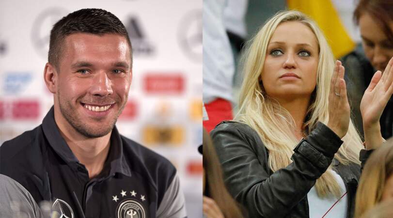 Heureux évènement également pour le footballeur Lukas Podolski et sa compagne Monika.