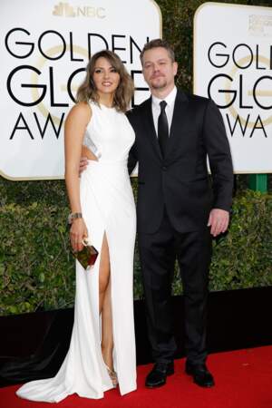 Matt Damon et sa femme, l'Argentine Luciana Barroso