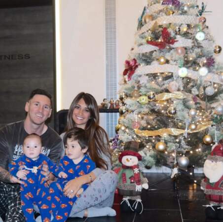 Le footballeur Leo Messi et sa famille attendent même déjà sous le sapin.