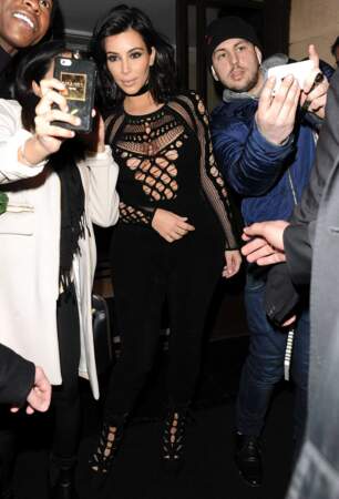 Kim Kardashian était venue soutenir son homme Kanye West