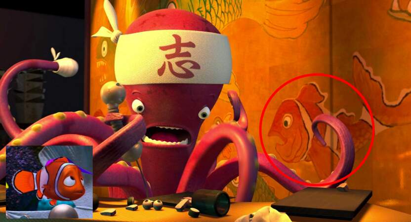 Monstres & Cie : Nemo se cache dans le restaurant de sushi...