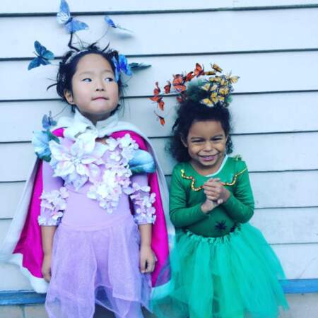 Et les filles de Katherine Heigl sont prêtes pour Halloween. 