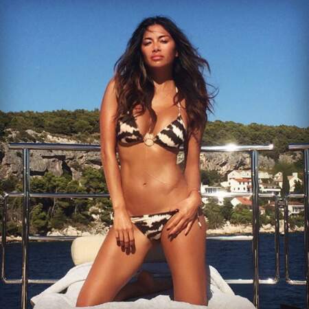 Nicole Scherzinger a opté pour une bikini de la jungle en Croatie... 