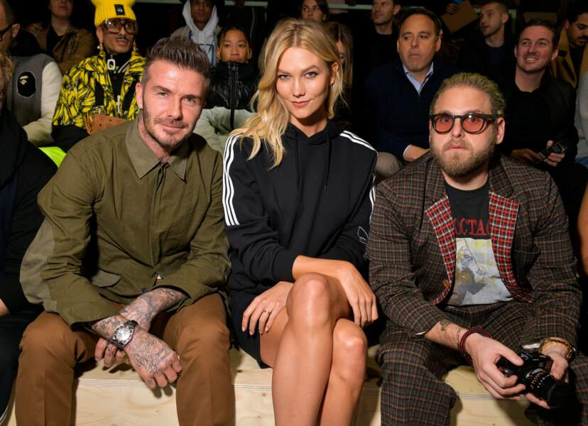 David Beckham, Karlie Kloss et Jonah Hill au premier rang du défilé Adidas MakerLab