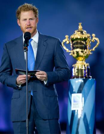 Septembre : "Je déclare ouverte la Coupe du monde de rugby". Merci Harry !