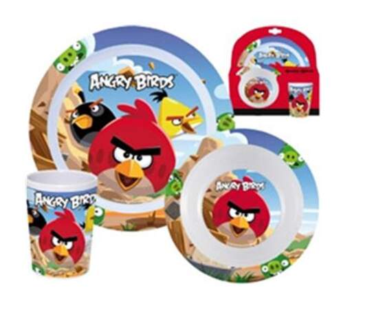 Set de petit-déjeuner Angry Birds