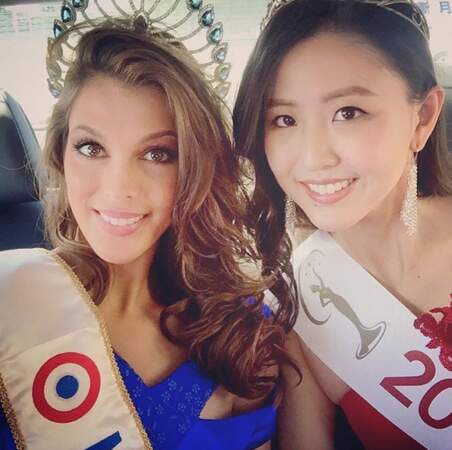 Où elle a d'ailleurs rencontré Miss China 2015 ! 