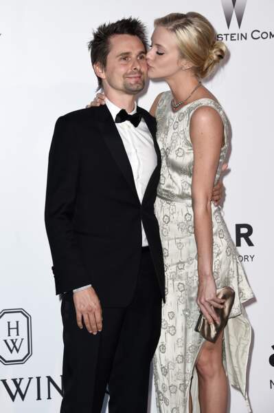 Matthew Bellamy et Elle Evans au gala de l'amfAR